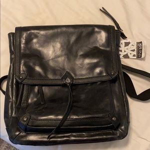 NWT Sak black leather purse/back pack